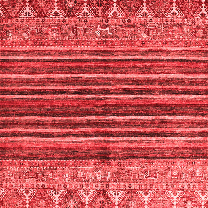 Abstract Red Contemporary Area Rugs