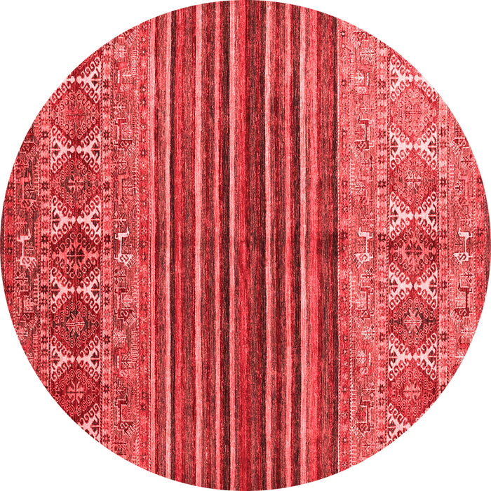 Abstract Red Contemporary Rug, con972red