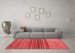 Contemporary Red Washable Rugs