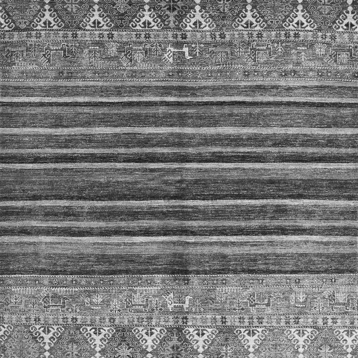 Abstract Gray Contemporary Rug, con972gry