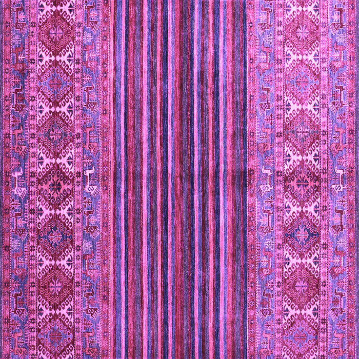 Square Machine Washable Abstract Purple Contemporary Area Rugs, wshcon972pur
