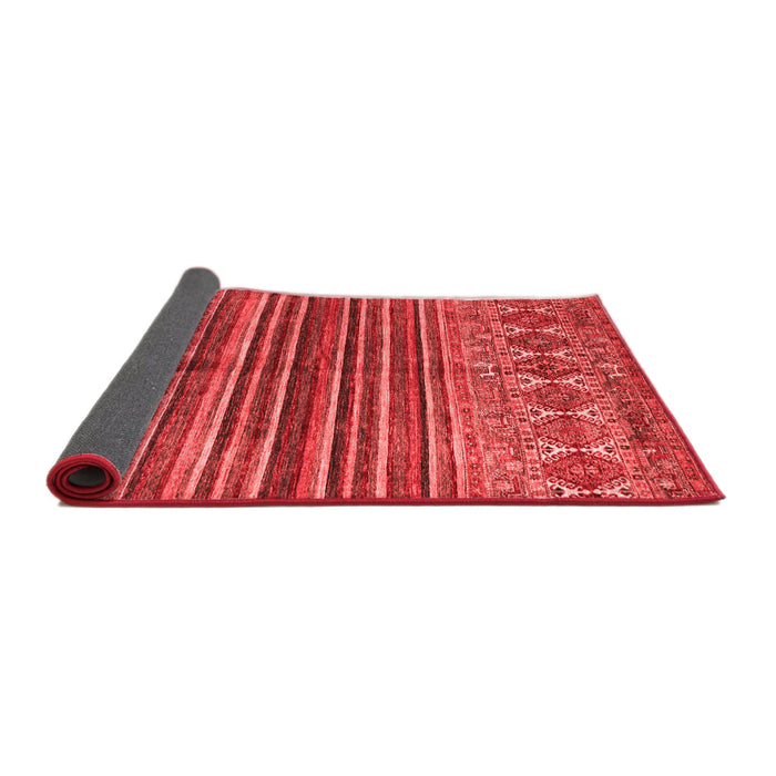 Abstract Red Contemporary Area Rugs