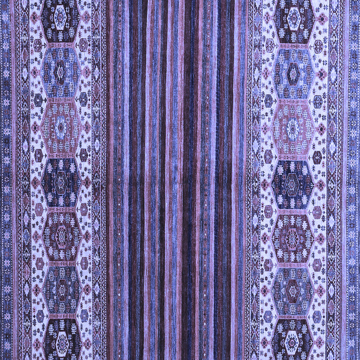 Square Machine Washable Abstract Blue Contemporary Rug, wshcon973blu