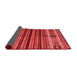 Abstract Red Contemporary Area Rugs