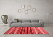 Contemporary Red Washable Rugs