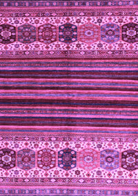 Abstract Purple Contemporary Rug, con973pur