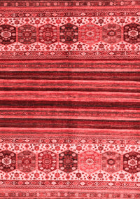 Abstract Red Contemporary Rug, con973red