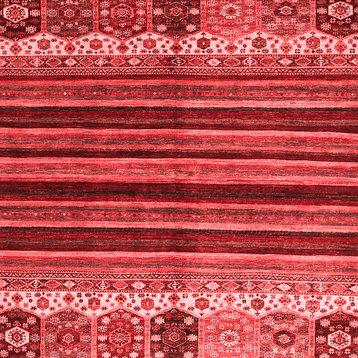 Abstract Red Contemporary Area Rugs