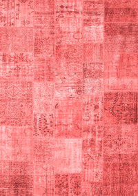 Patchwork Red Transitional Rug, con974red