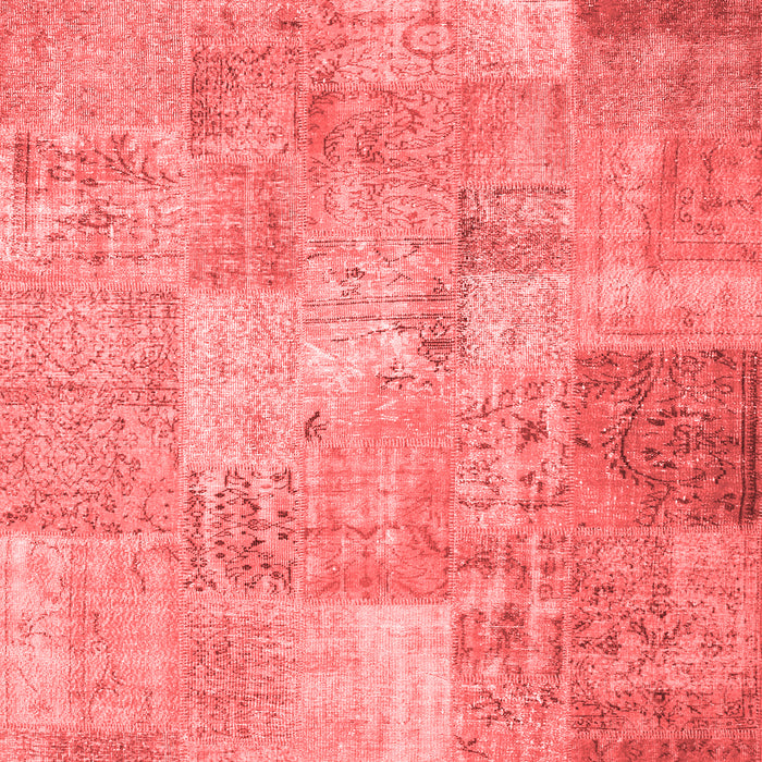 Patchwork Red Transitional Area Rugs