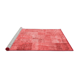 Transitional Red Washable Rugs