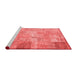 Transitional Red Washable Rugs