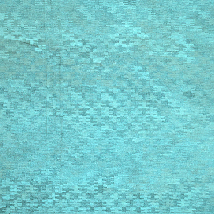 Square Abstract Light Blue Contemporary Rug, con975lblu