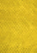 Machine Washable Abstract Yellow Contemporary Rug, wshcon975yw