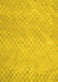 Abstract Yellow Contemporary Rug, con975yw