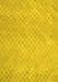 Abstract Yellow Contemporary Rug, con975yw