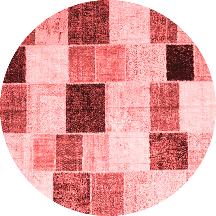 Patchwork Red Transitional Rug, con976red