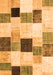 Patchwork Orange Transitional Rug, con976org