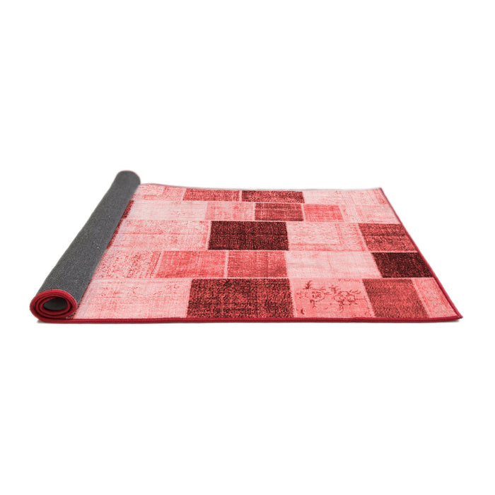 Patchwork Red Transitional Area Rugs