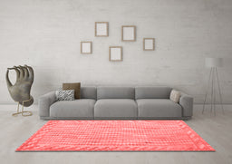 Country Red Washable Rugs