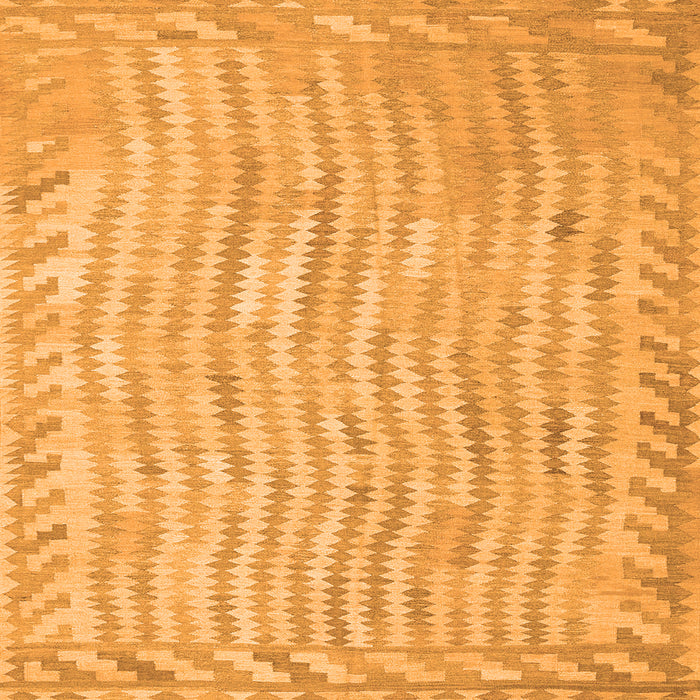 Serging Thickness of Southwestern Orange Country Rug, con977org