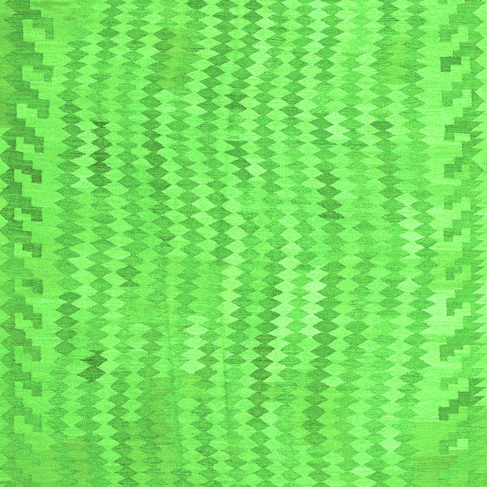 Southwestern Green Country Rug, con977grn