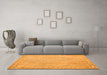 Machine Washable Southwestern Orange Country Area Rugs in a Living Room, wshcon977org