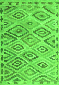 Southwestern Green Country Rug, con978grn