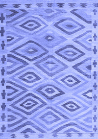 Southwestern Blue Country Rug, con978blu