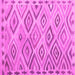 Square Southwestern Pink Country Rug, con978pnk