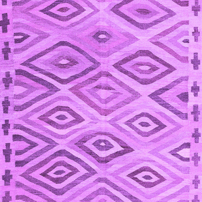 Machine Washable Southwestern Purple Country Area Rugs, wshcon978pur
