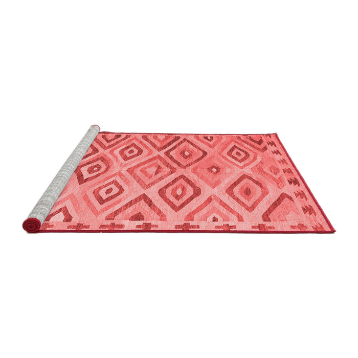Country Red Washable Rugs