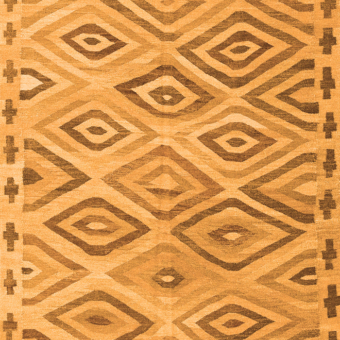 Serging Thickness of Machine Washable Southwestern Orange Country Area Rugs, wshcon978org