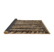 Thickness of Contemporary Camel Brown Modern Rug, con979