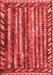 Abstract Red Contemporary Area Rugs