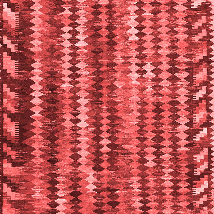 Abstract Red Contemporary Area Rugs