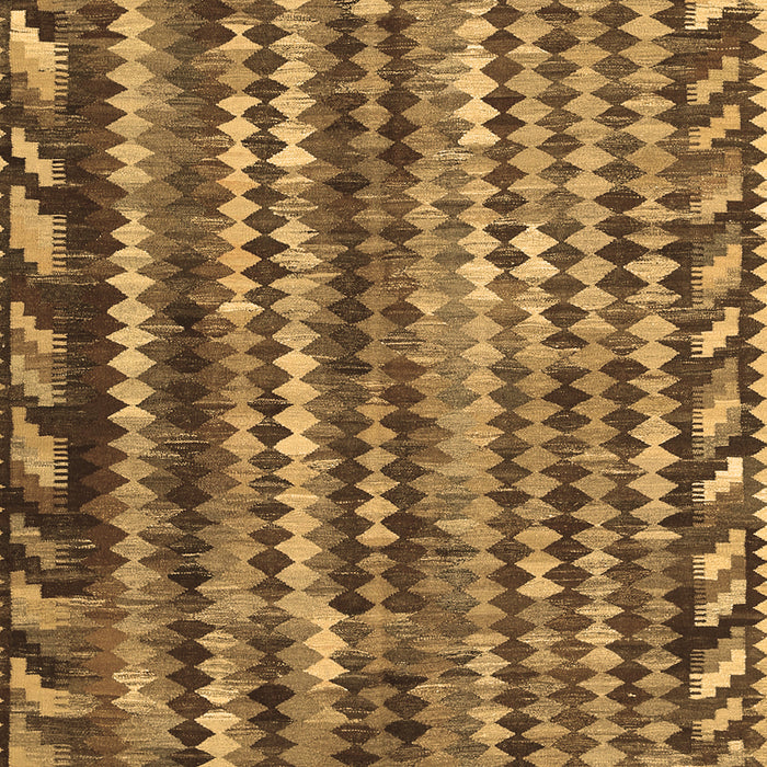 Abstract Brown Contemporary Rug, con979brn