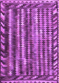 Abstract Purple Contemporary Rug, con979pur