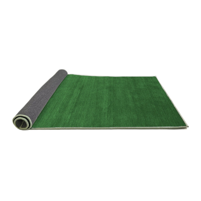 Sideview of Abstract Emerald Green Contemporary Rug, con97emgrn