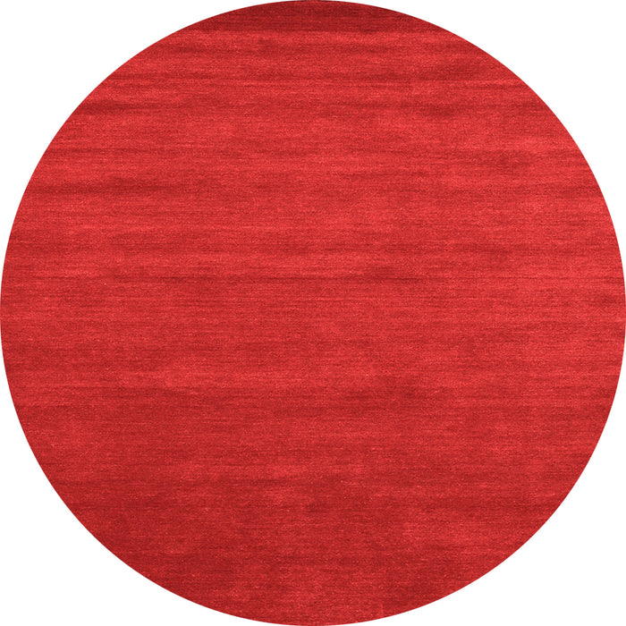 Square Abstract Orange Contemporary Rug, con97org