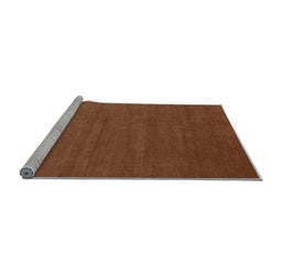 Sideview of Machine Washable Abstract Light Blue Contemporary Rug, wshcon97lblu