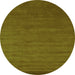Machine Washable Abstract Green Contemporary Area Rugs, wshcon97grn