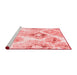 Contemporary Red Washable Rugs