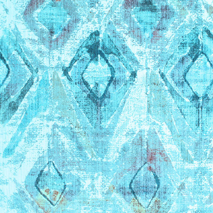 Abstract Light Blue Contemporary Rug, con980lblu