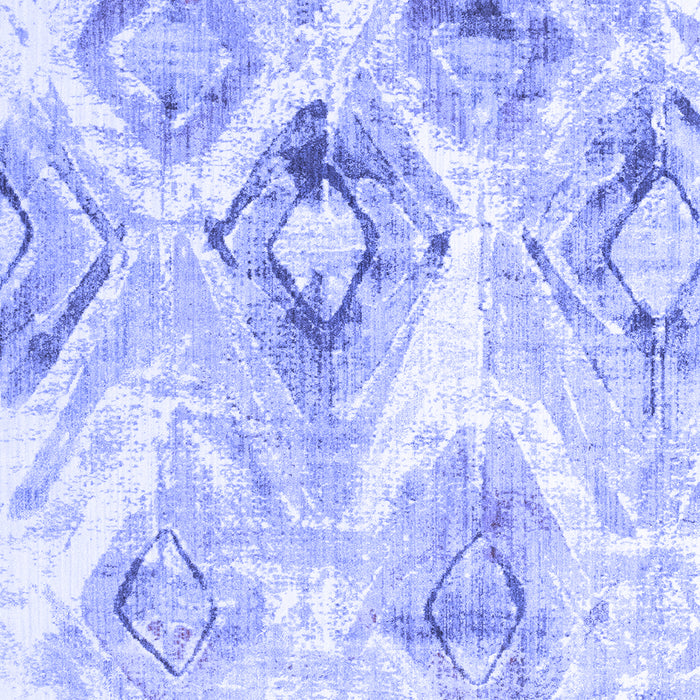 Abstract Blue Contemporary Rug, con980blu