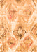 Serging Thickness of Machine Washable Abstract Orange Contemporary Area Rugs, wshcon980org