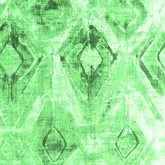 Abstract Emerald Green Contemporary Rug, con981emgrn