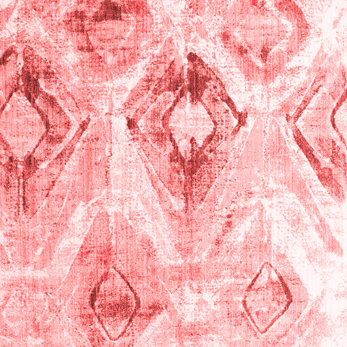 Abstract Red Contemporary Area Rugs