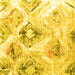 Square Machine Washable Abstract Yellow Contemporary Rug, wshcon981yw