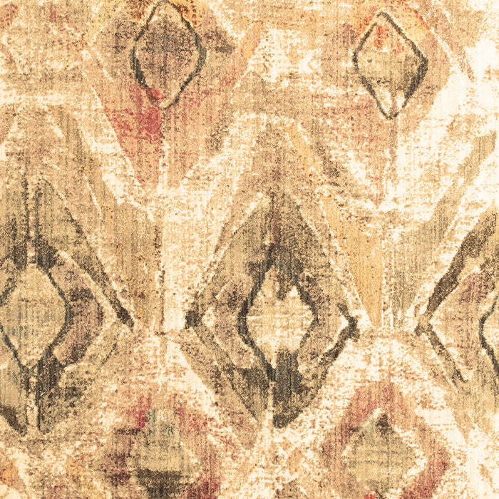 Abstract Brown Contemporary Rug, con982brn